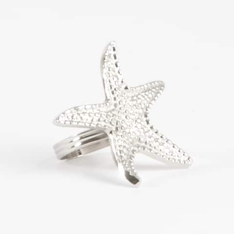 Star Fish Design Napkin Ring (set of 4)