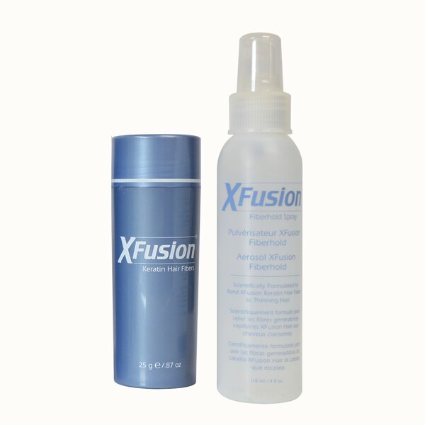 XFusion 2piece Keratin Fibers Plus Fiberhold Spray Kit Free Shipping On Orders Over 45
