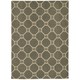 preview thumbnail 16 of 15, Waverly Color Motion Modern Geometric Area Rug 5' x 7' - Stone