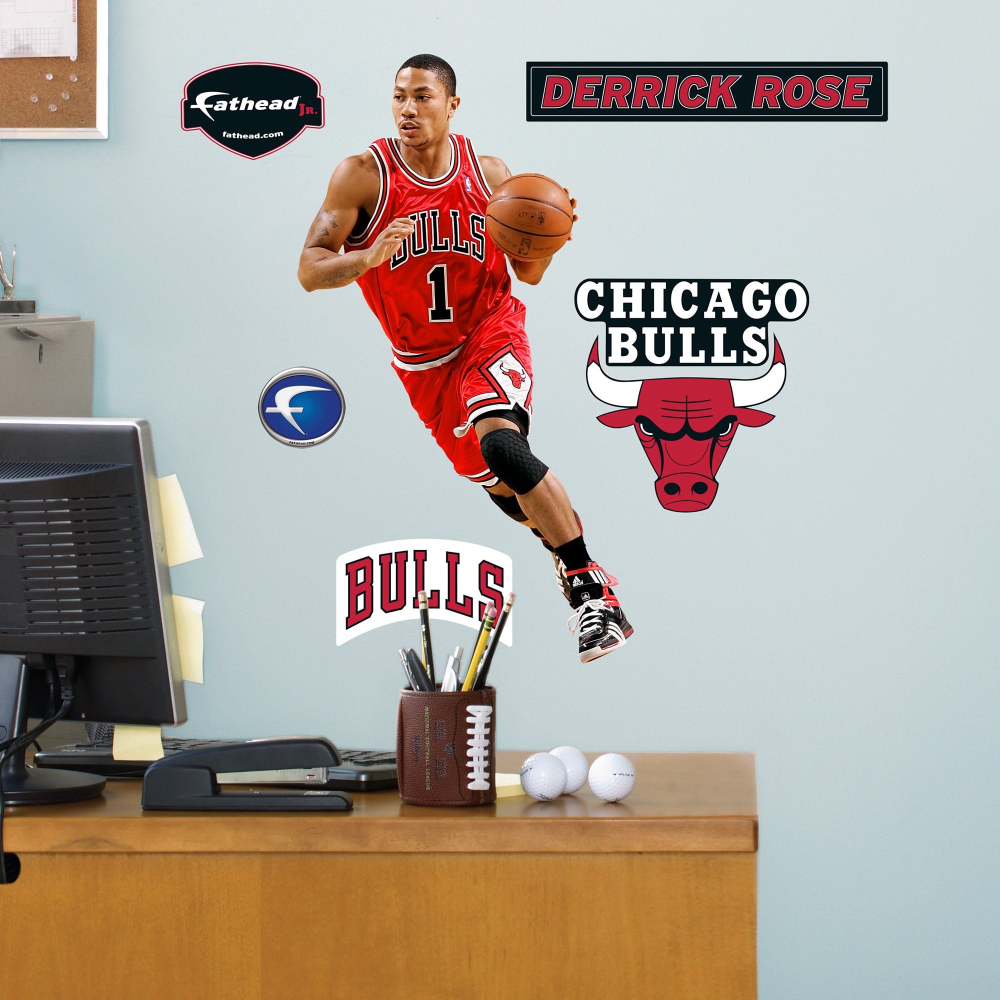 Chicago Bulls: Bottle Cap Wall Sign – Fathead