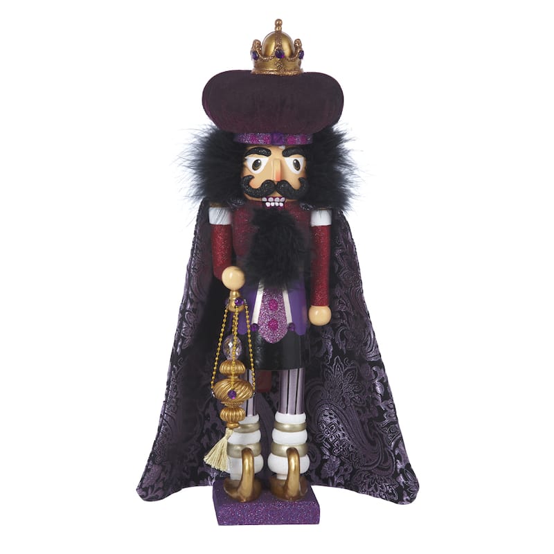 Kurt Adler 18-Inch Hollywood Purple King Nutcracker