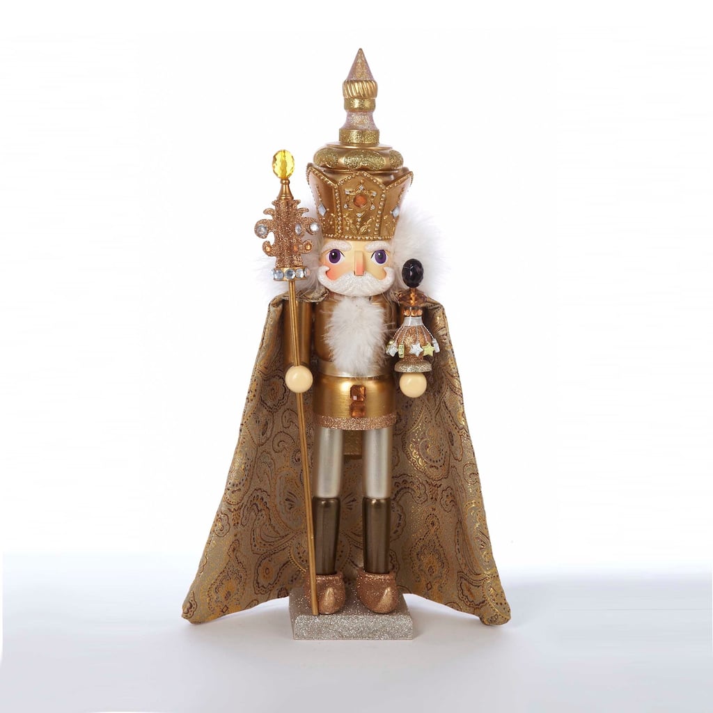 Kurt Adler 18-inch Hollywood Gold King Wise Man Nutcracker