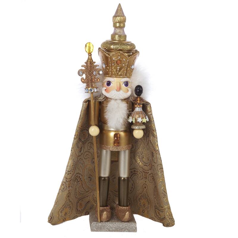 Kurt Adler 18-inch Hollywood Gold King Wise Man Nutcracker