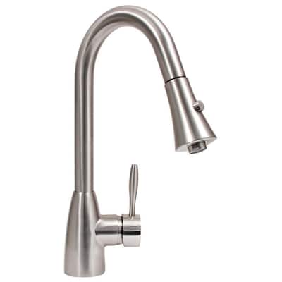 Dyconn Faucet Gila Brushed Nickel Pull Out Kitchen Faucet