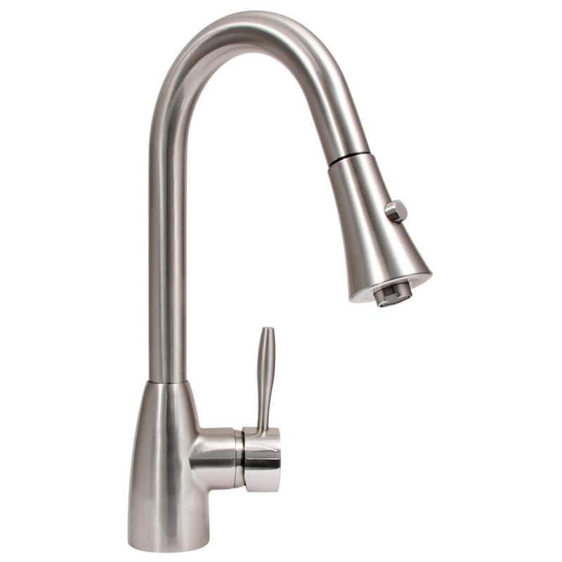 Dyconn Faucet Gila Brushed Nickel Pull Out Kitchen Faucet