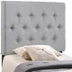 preview thumbnail 1 of 6, Clique Twin Headboard Grey