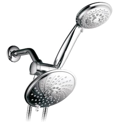 HotelSpa Ultra-Luxury Chrome 30-setting 3-way Spiral Rainfall/ Handheld Shower Head