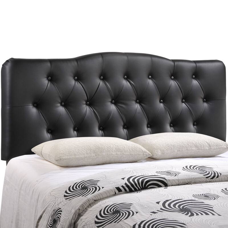 Porch & Den Hawkins King Vinyl Headboard