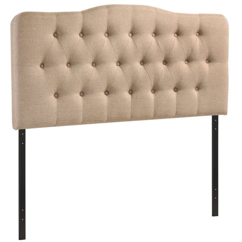 The Gray Barn Burr Hollow King Fabric Headboard