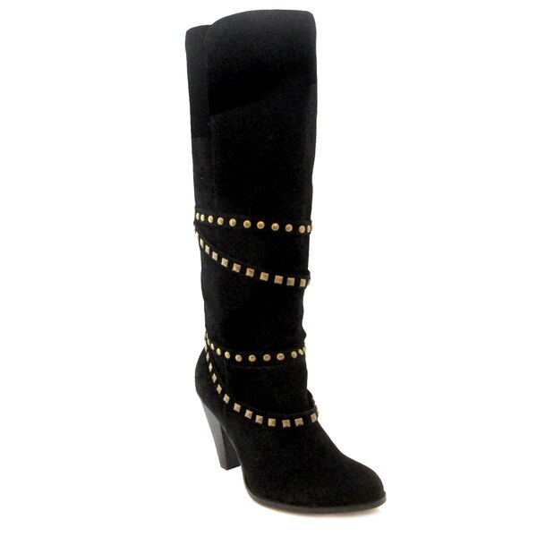 strappy high heel boots