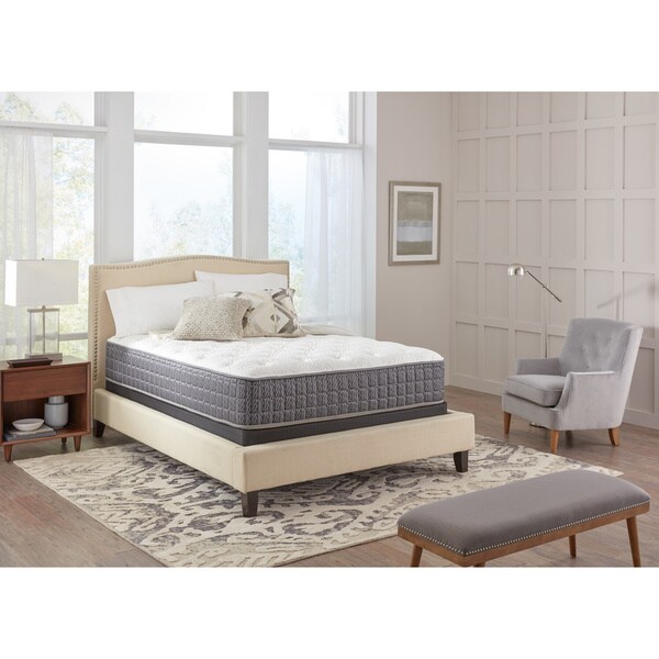 Spring Air Premium Collection Noelle Plush King-size Mattress Set - White