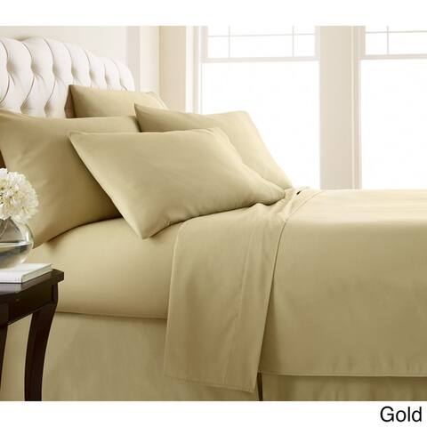 Size King Gold Sheet Sets Online At Our Best Sheets Vilano Series Ultra Soft Extra Deep Pocket 6 Piece Sheet Set