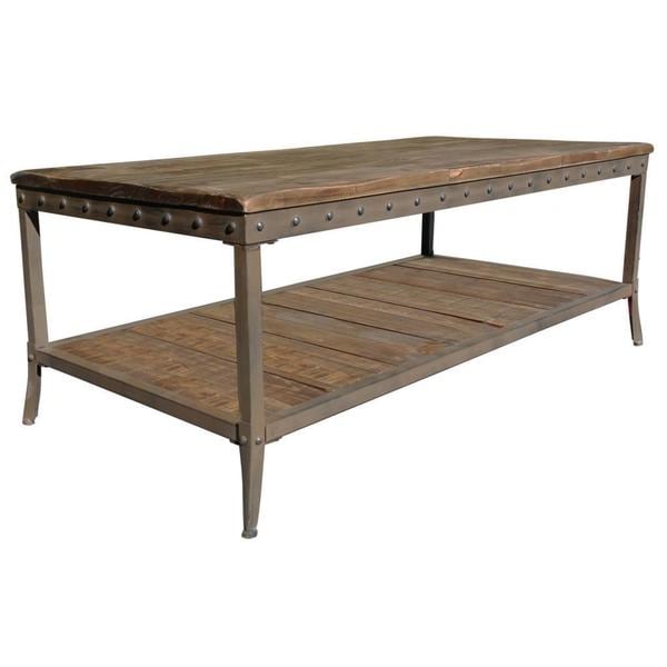 Carbon Loft Patel Distressed Pine Coffee Table Free Shipping Carbon Loft Patel Distressed Pine Coffee Table