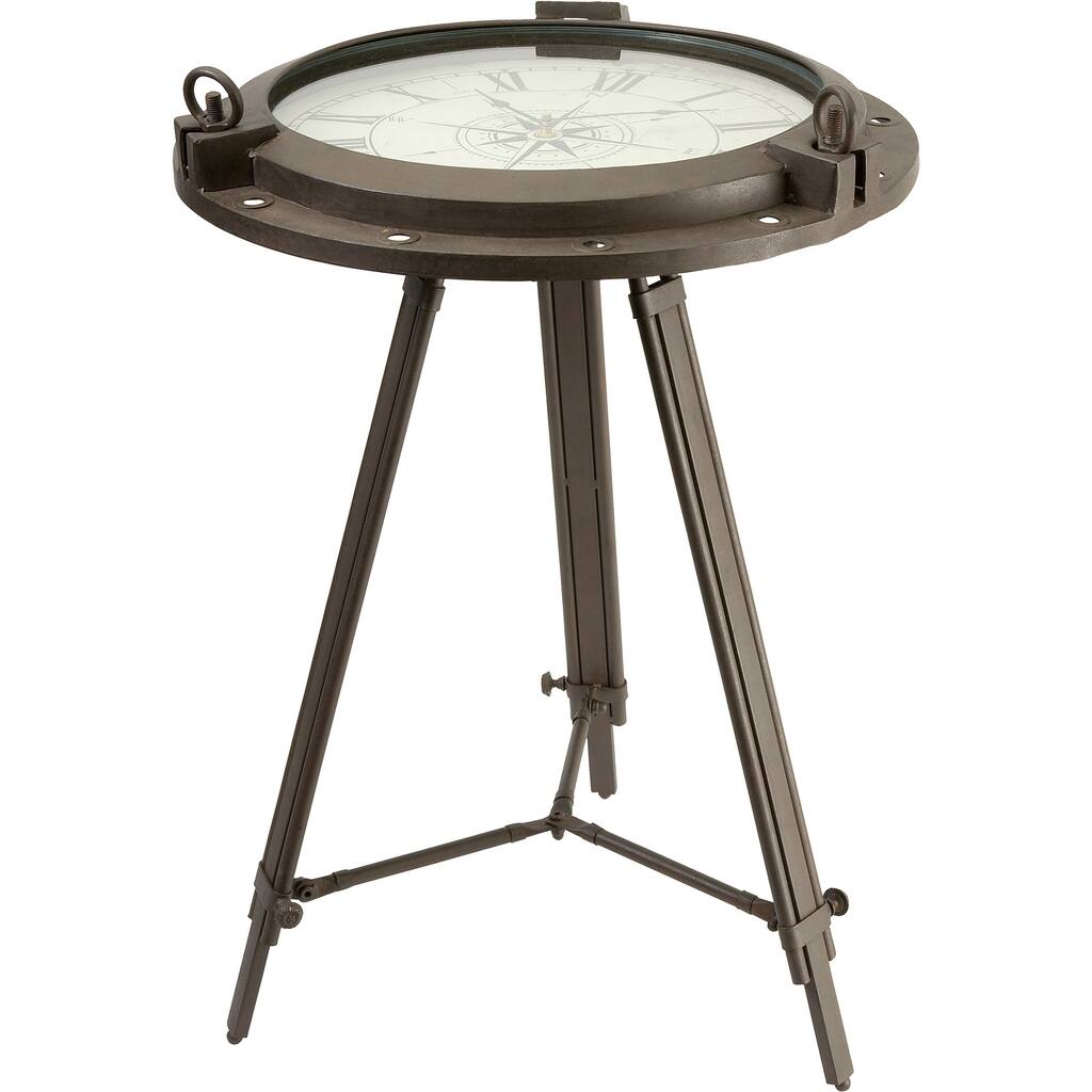 Tripod Clock Table