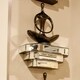 preview thumbnail 1 of 2, Mirrored Surface Decorative Wall Shelf