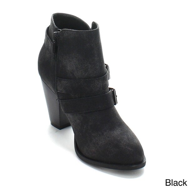 womens pull on ankle booties