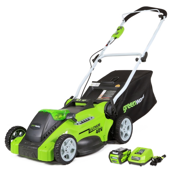 GreenWorks 25322 G-MAX 16-inch Cordless Lawn Mower - 16693255 ...