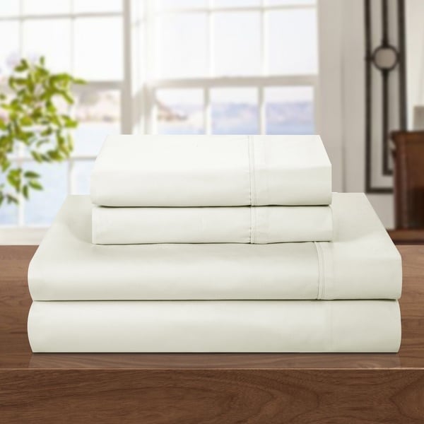 500 Thread Count Cotton Rich 4piece Sheet Set Free Shipping Today