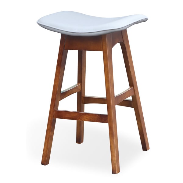 TRIBECCA HOME Salvador Saddle Back 29 inch Bar Height Stool (Set of 2)