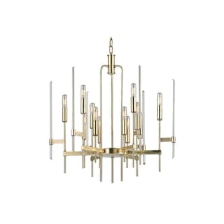 Hudson Valley Bari 12-light Chandelier (Brass - Gold) - Chandeliers For Bedrooms by Overstock.com