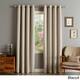 Aurora Home Thermal Insulated Blackout Grommet Top Curtain Panel Pair - 52" w x 72" l - Biscuit