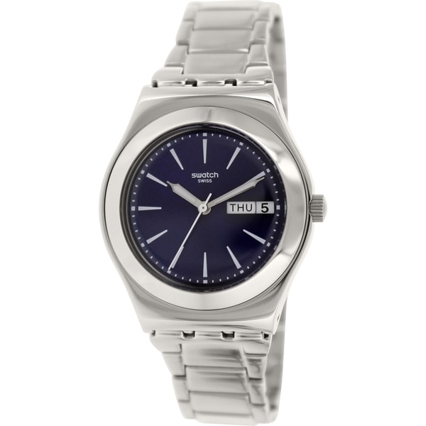 Swatch Womens Irony YLS713G Silvertone Stainless Steel Swiss Quartz