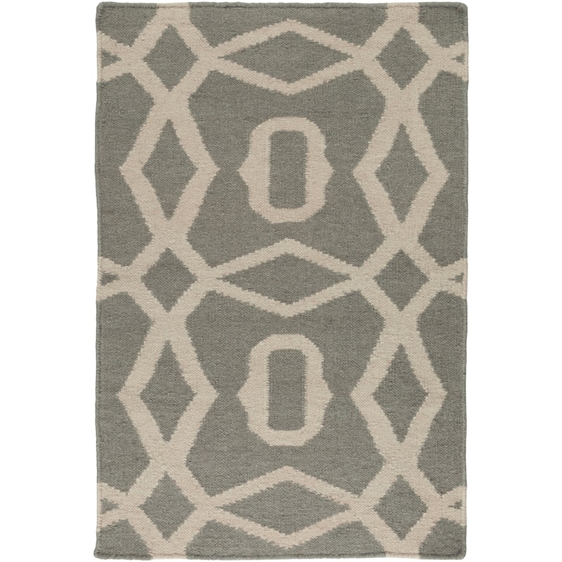 Hand-woven Boston Flatweave Wool Area Rug