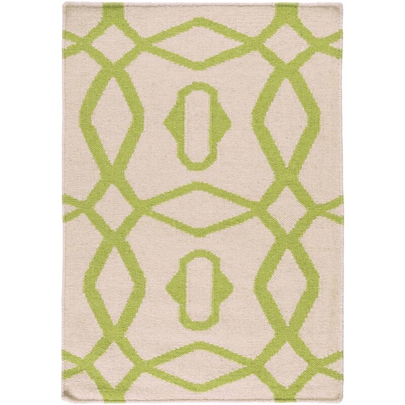 Hand-woven Boston Flatweave Wool Area Rug