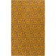 preview thumbnail 7 of 17, Hand-woven Boise Flatweave Abstract Wool Area Rug - 2' x 3' Gold