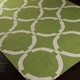 preview thumbnail 13 of 17, Hand-woven Downey Flatweave Wool Runner Rug - 2' 6" x 8' Lime