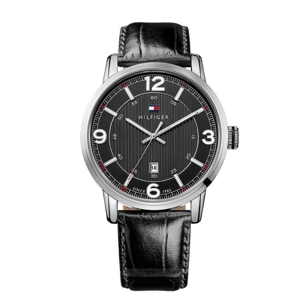 tommy hilfiger mens watch black