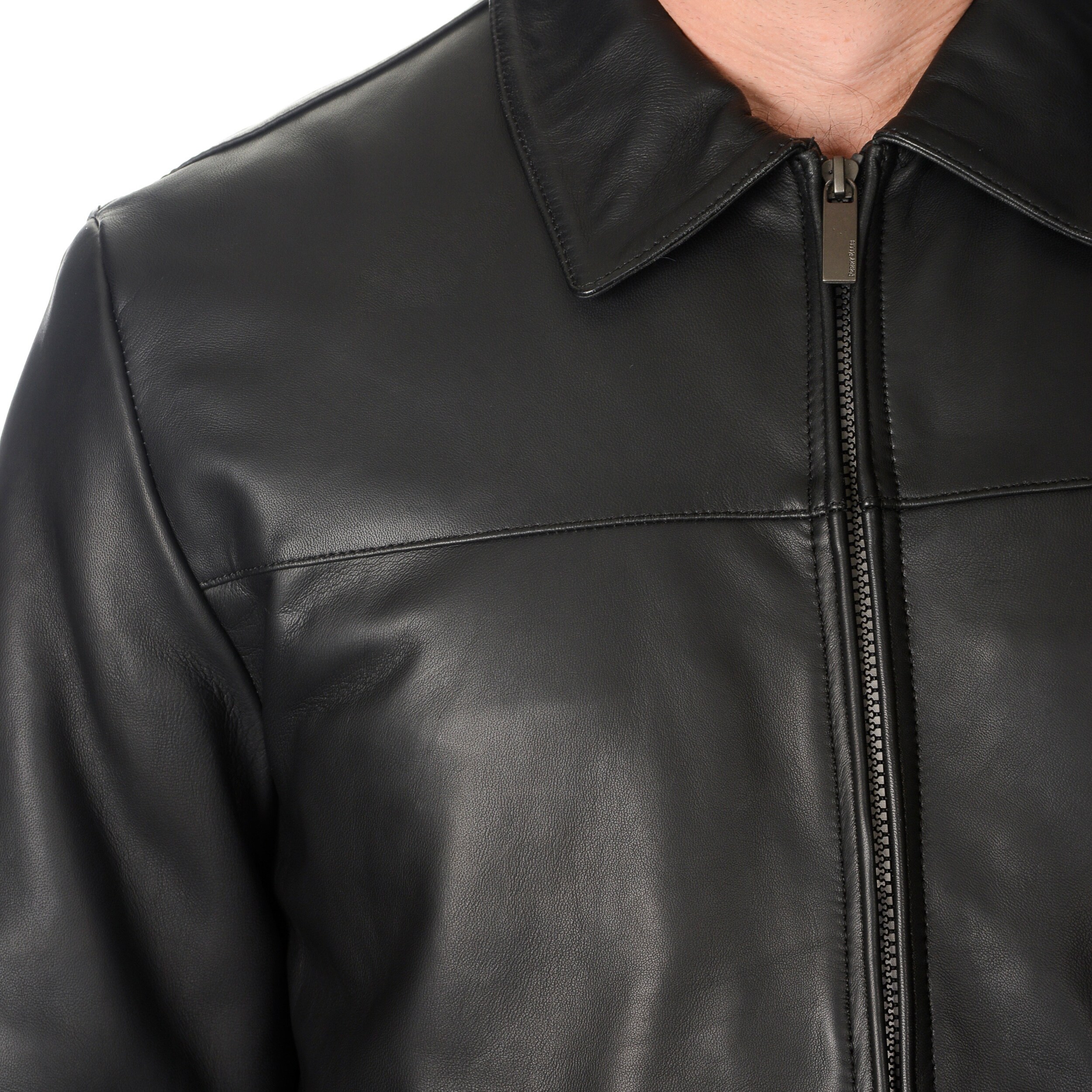 Perry Ellis Portfolio Leather Jacket Www Sassycleanersmd Com