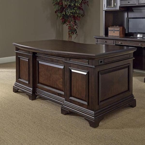 Shop Drake 72 Inch Executive Desk And Credenza With Hutch Free