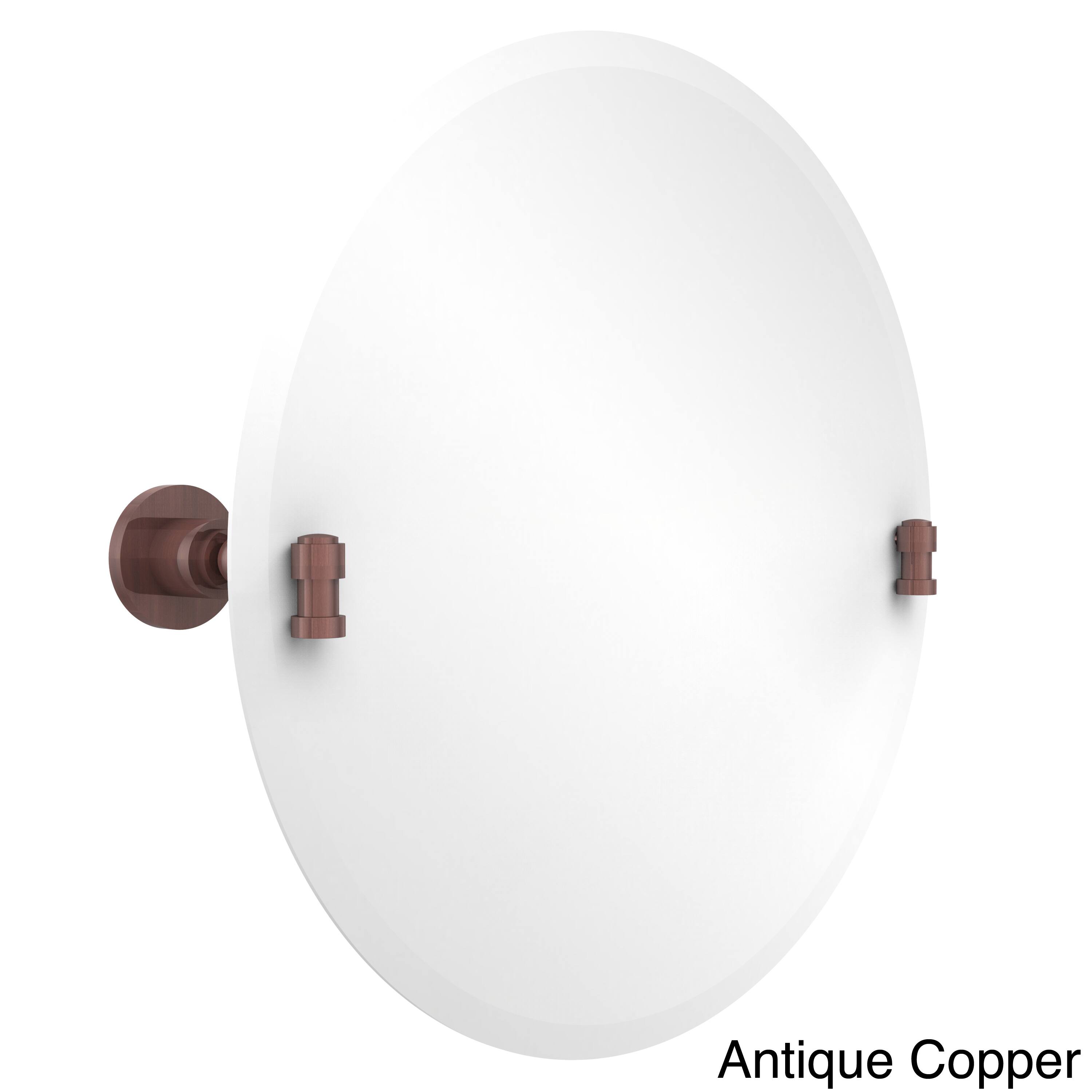 Unframed Round Tilt Wall Mirror Washinton Square Collection with