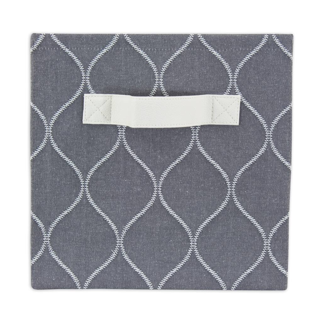 Oh Gee Heather Grey Storage Bin with Handle