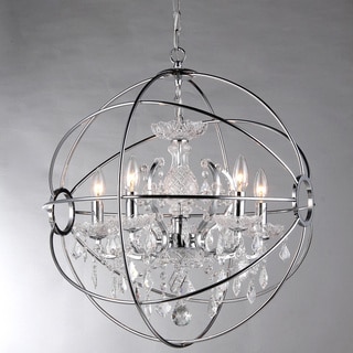 Saturn's Ring 16-inch Chandelier (Silver/chrome) - Chandeliers For Bedrooms by Overstock.com