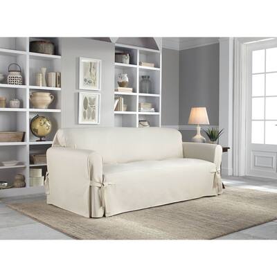 Buy Canvas Sofa Couch Slipcovers Online At Overstock Our Buy Canvas Sofa Couch Slipcovers Online At Overstock Our