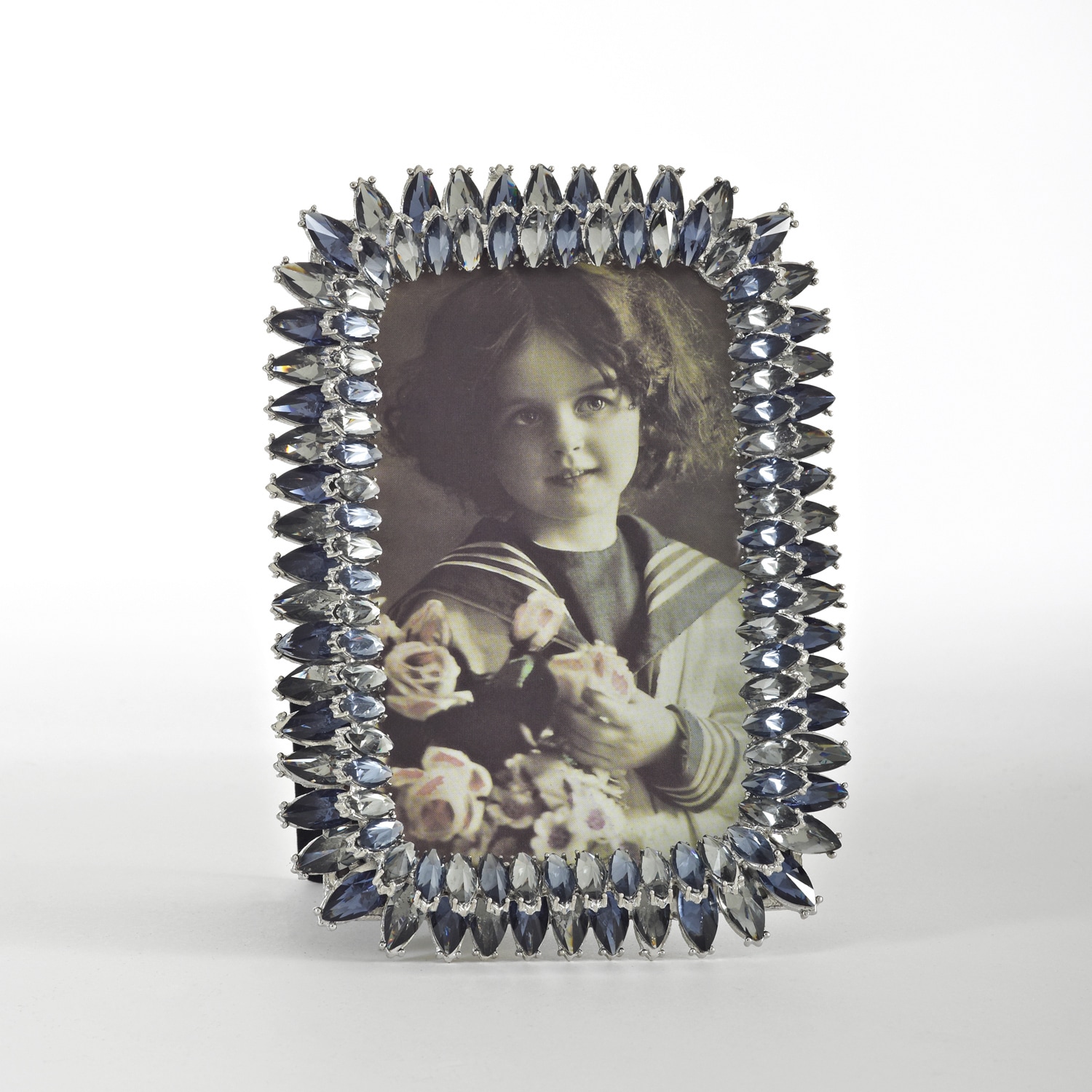 Sapphire Vintage Jeweled Photo Frame Sapphire 4x6 eBay