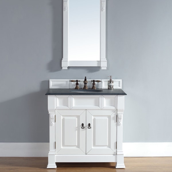 James Martin Furniture 36 inch Brookfield Cottage White Single Vanity