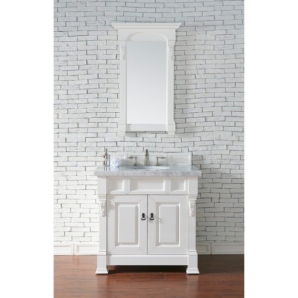 Brookfield 36" Single Cottage White Cabinet