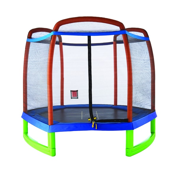 8 how foot to trampoline assemble with foot Tac Trampoline Tic Enclosure and 7 Fun Kids Pure