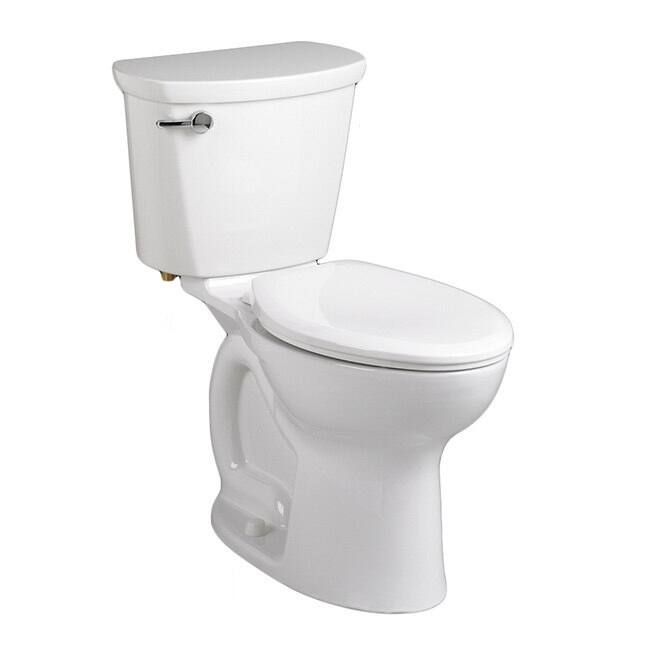 American Standard White Cadet Pro Compact Right Height Elongated Left-lever Seat