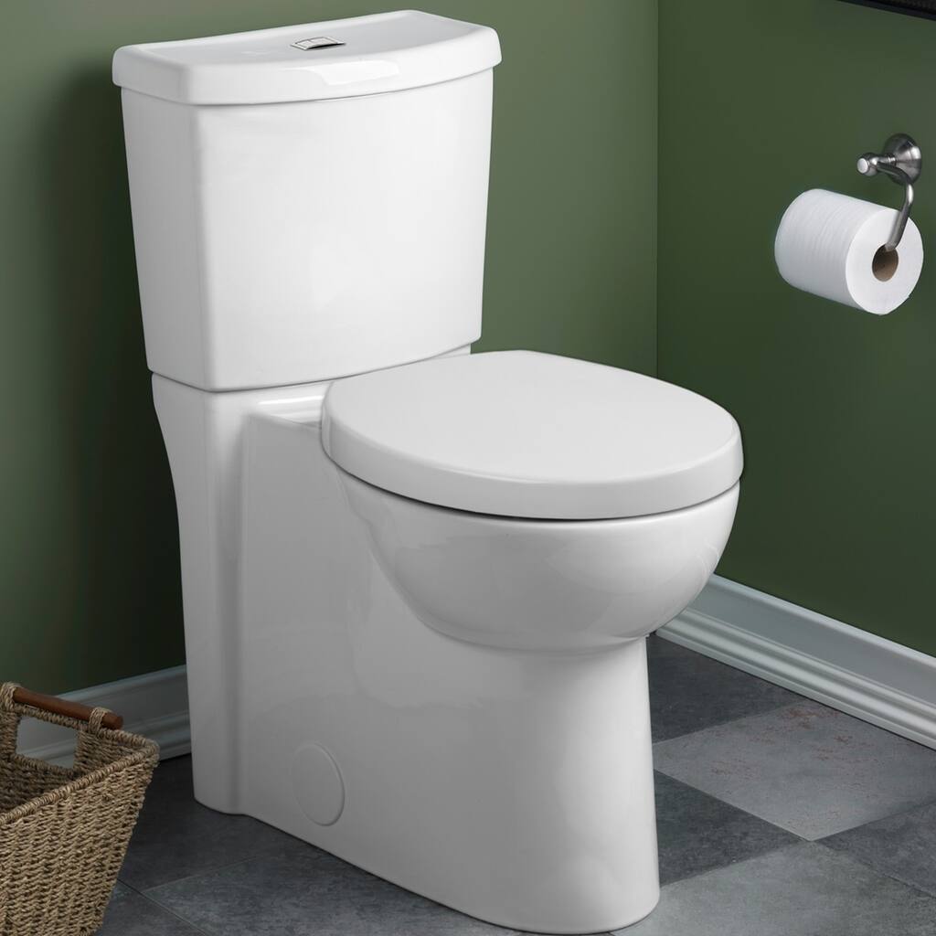 American Standard Studio Round Dual Flush Right Height Two-Piece Toilet 2795.204.020 White