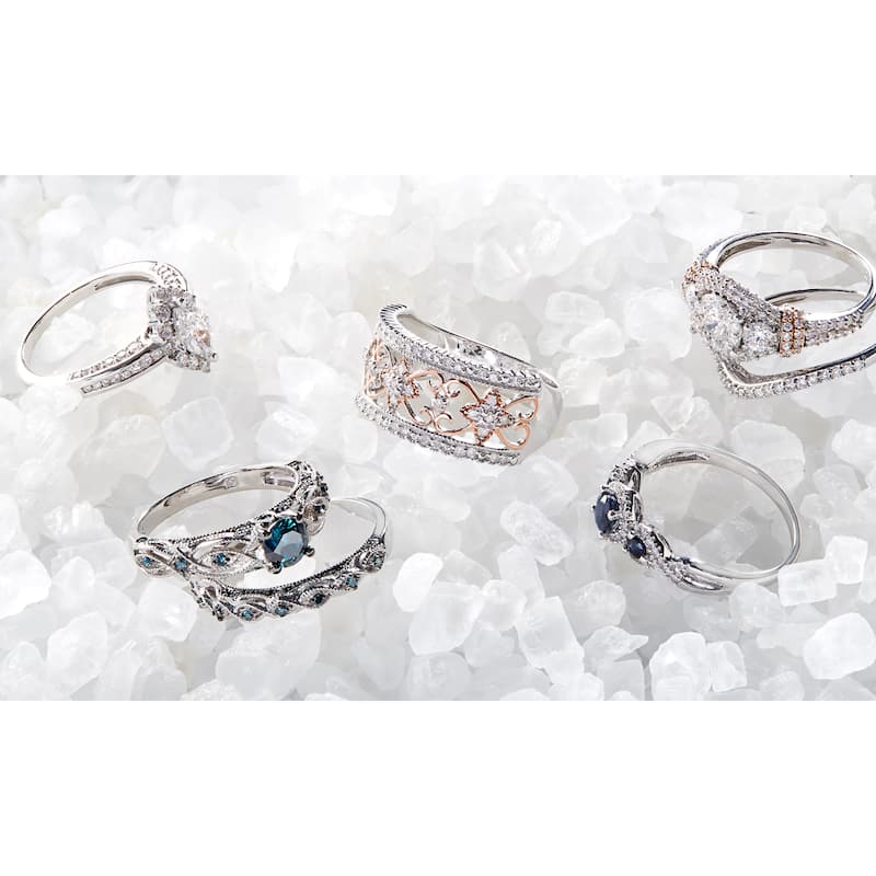 Miadora Signature Collection 14k White Gold 1 1/4ct TDW Marquise Diamond Engagement Ring