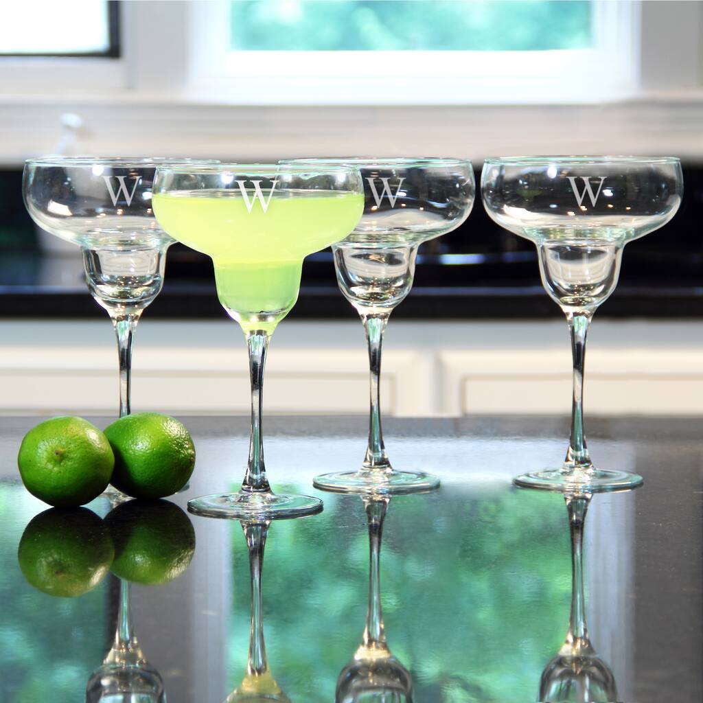 Personalized Margarita Glasses (Set of 4)