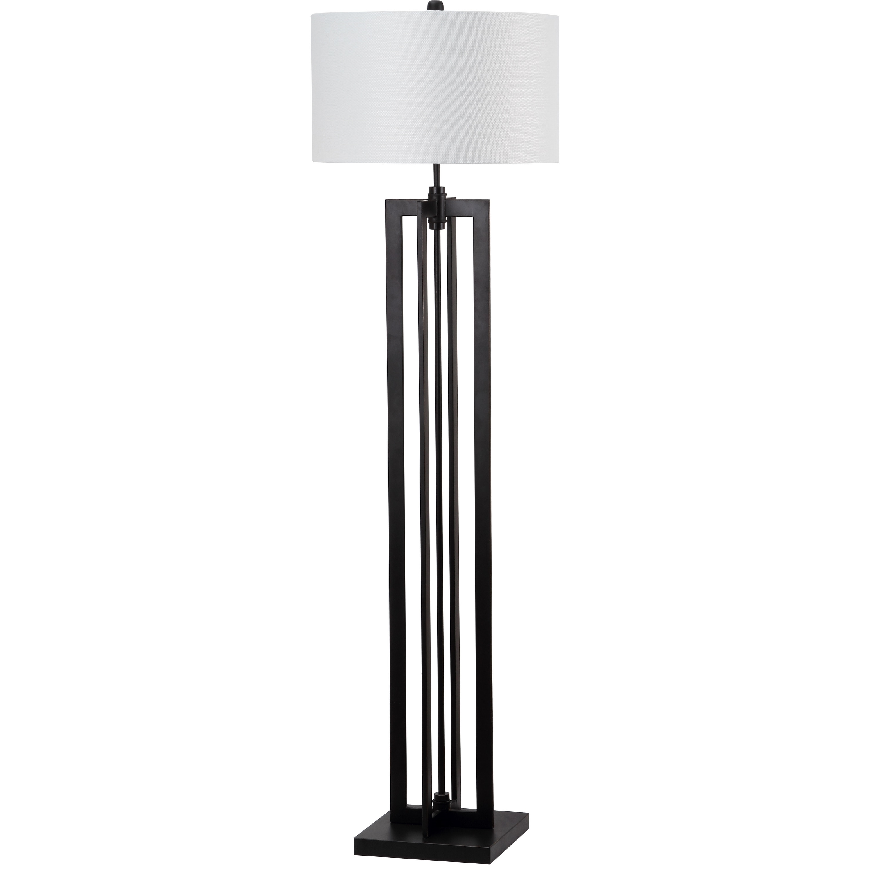 Safavieh Lighting 59 Inch Tanya Tower Black Floor Lamp 17 Tanya Tower Black Floor Lamp