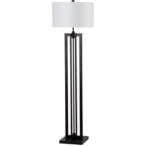 Safavieh Lighting 58.5-inch Tanya Tower Black Floor Lamp