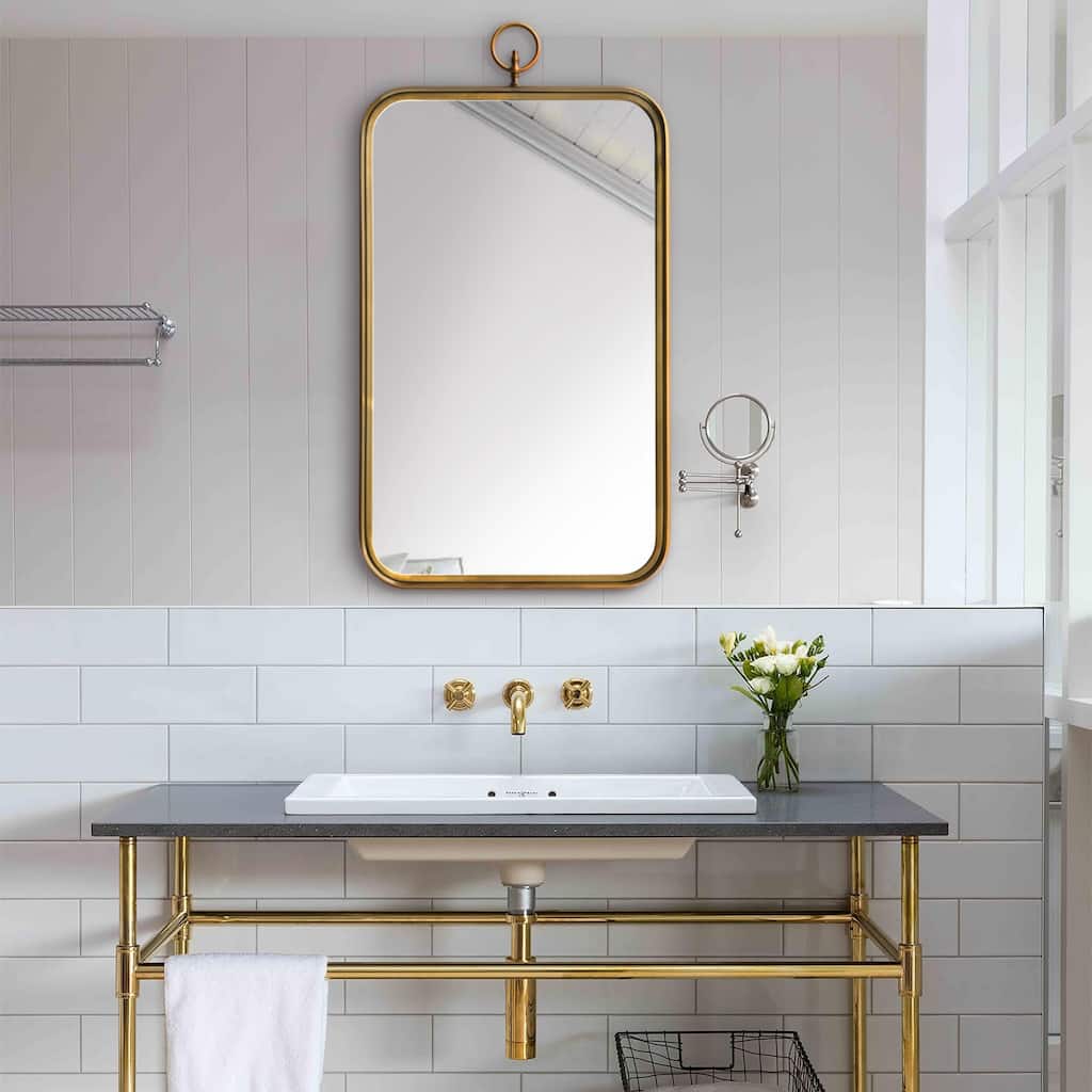 Carson Carrington Ulfserud Brass Mirror