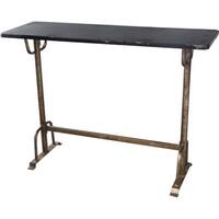 Aurelle Home Industrial Distressed Bar Table