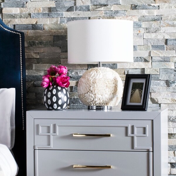 Safavieh Lighting 23-inch Pauley White Table Lamp